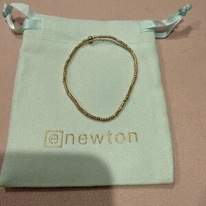 Newton Gold Beaded Bracelet with Elegant Design